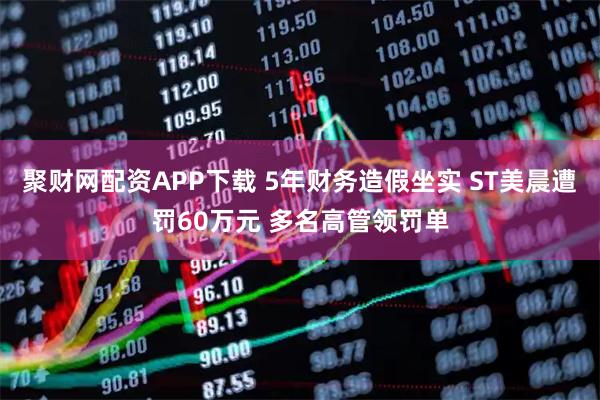 聚财网配资APP下载 5年财务造假坐实 ST美晨遭罚60万元 多名高管领罚单